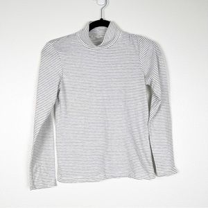 Marine Layer Striped Mock Neck Long Sleeve Sz XS